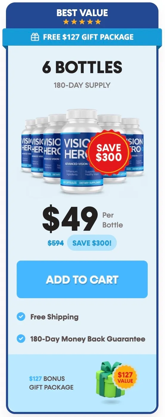 Vision Hero 6 bottles